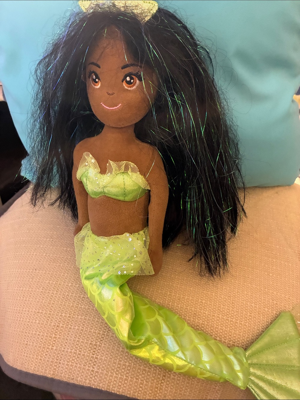 Legoland Aurora Enchanting Sea “Ella” Mermaid Plush Doll -soft, embroidered eyes